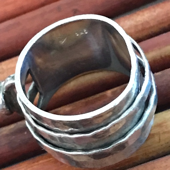 Silpada Sterling Silver Spinner Ring size 6.5 - Picture 6 of 7